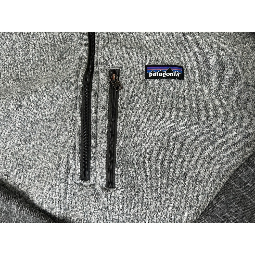 Patagonia Better Sweater 1/4 Zip Fleece Men's XL Nickel With Forge Grey - Picture 2 of 10